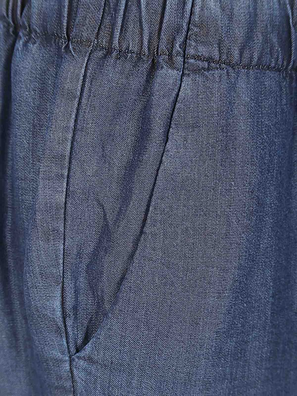 The Best Shops KILTIE: casual trousers - George Straight Leg Pants With Lapel