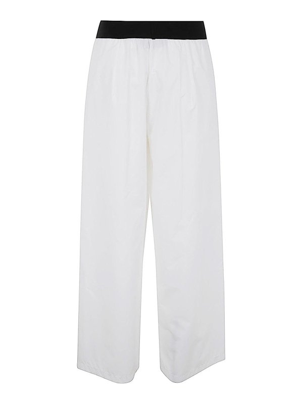 MARIA CALDERARA: casual trousers online - Long Wide Pants
