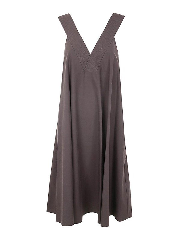 P.A.R.O.S.H.: ショートドレス - ショートドレス - ブラウン