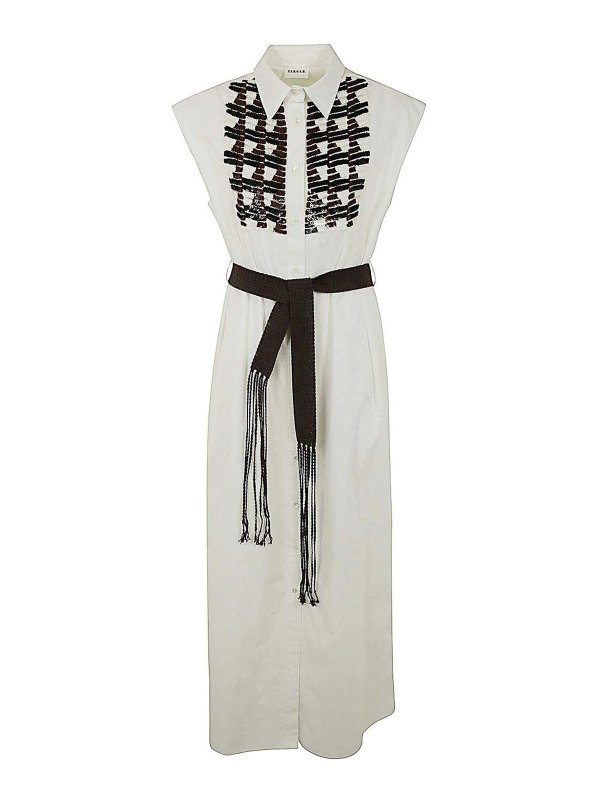 P.A.R.O.S.H.: マキシドレス - マキシドレス - 白