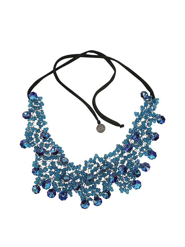 MARIA CALDERARA: Necklaces & Chokers - Crystals Necklace