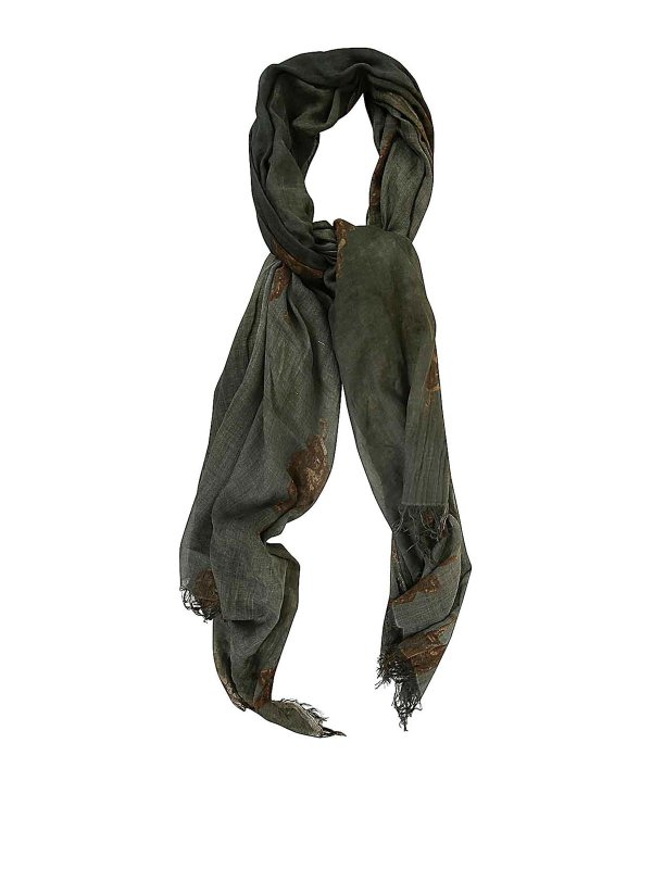 UMA WANG: sciarpe e foulard - Sciarpa stampata