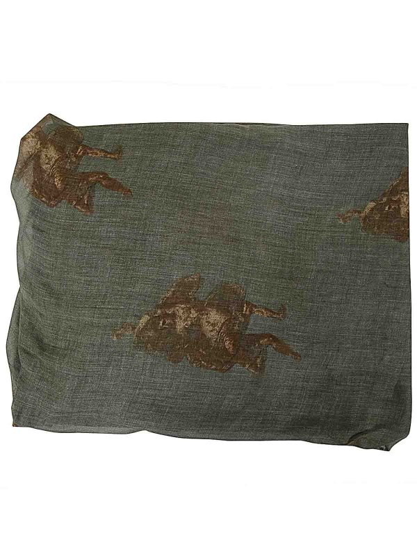 UMA WANG: sciarpe e foulard online - Sciarpa stampata