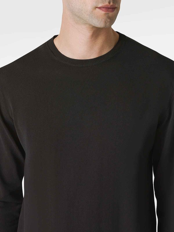 Rundhalspullover - Schwarz shop online: DANIELE FIESOLI