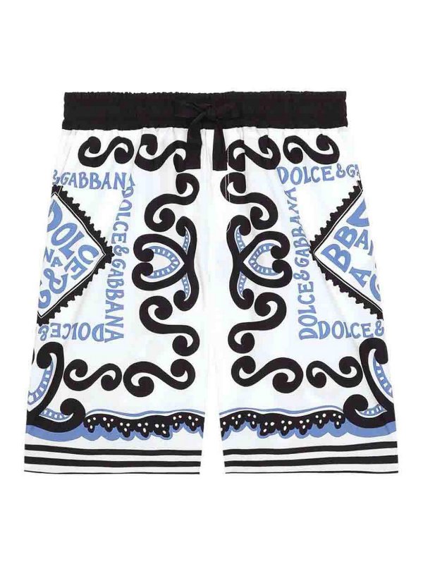 DOLCE & GABBANA: Shorts - Short - Bleu Clair