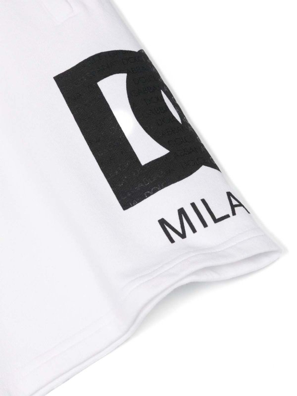 DOLCE & GABBANA: pantaloni shorts online - Shorts Con Logo