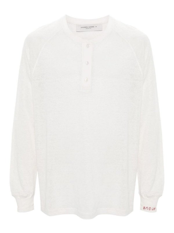 GOLDEN GOOSE: Camisetas - Camiseta - Blanco