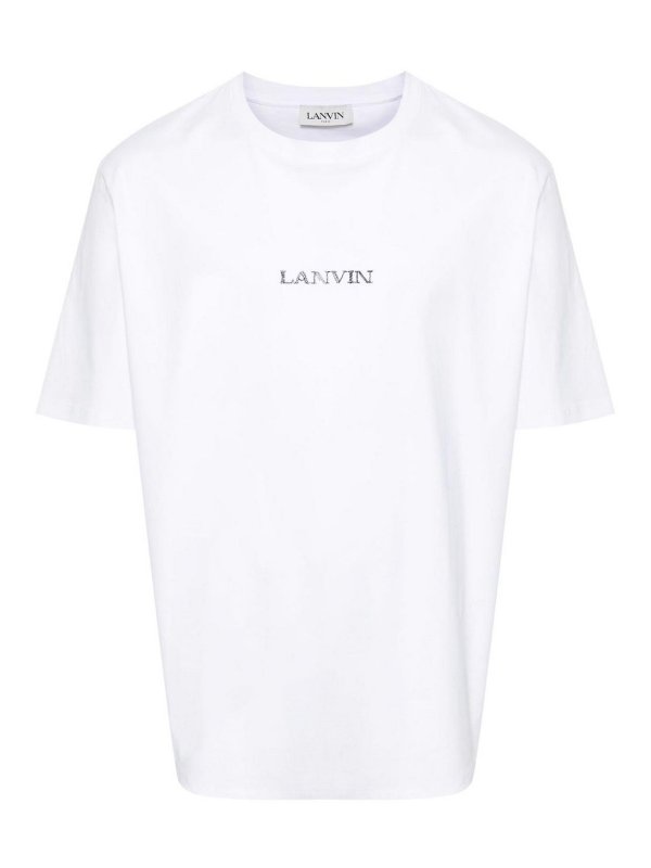 LANVIN: T-shirts - T-Shirt - Weiß