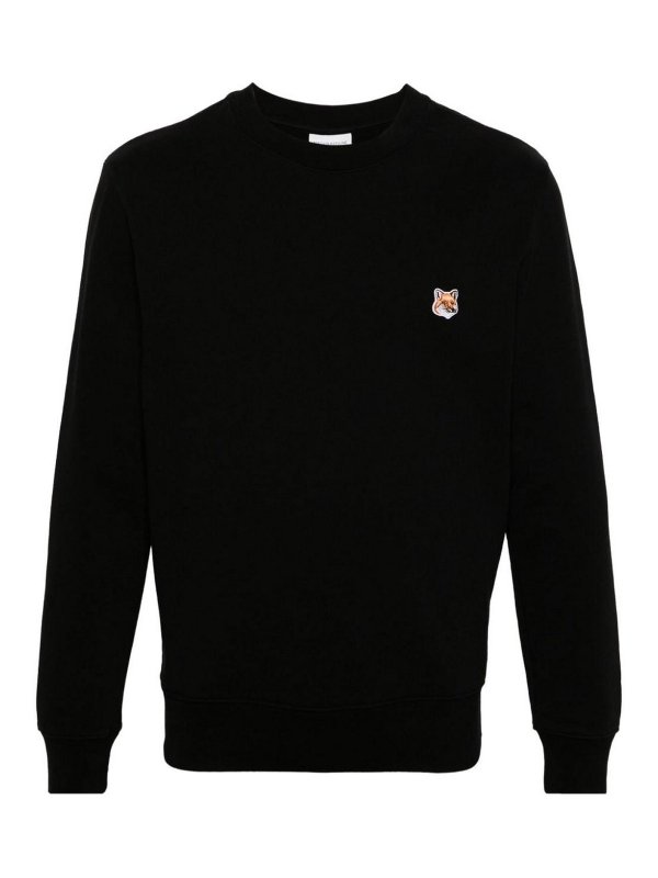 MAISON KITSUNÉ: Sweatshirts & Sweaters - Fox Patch Sweatshirt