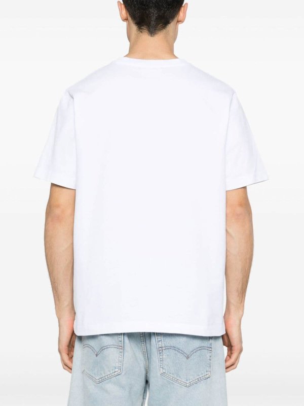 MAISON KITSUNÉ: t-shirts online - Fox Patch T-Shirt