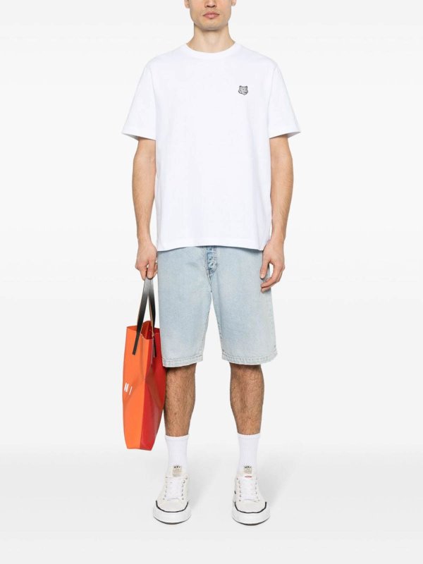 Fox Patch T-Shirt shop online: MAISON KITSUNÉ