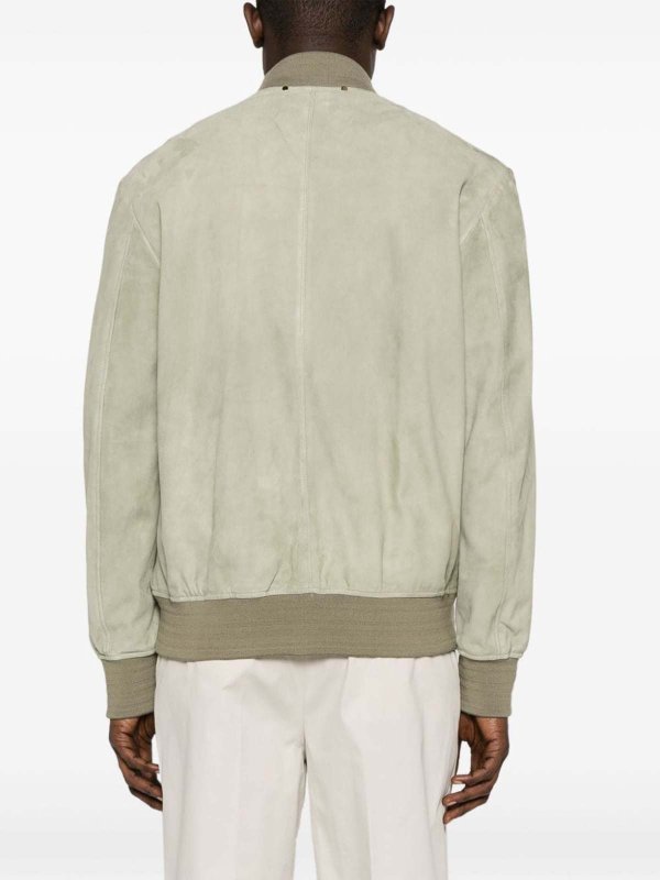 PAUL SMITH: bombers online - Suede Bomber Jacket