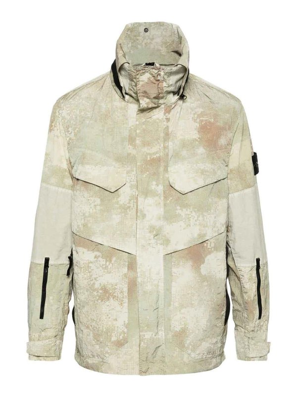 STONE ISLAND: カジュアルジャケット - カジュアルジャケット - ベージュ