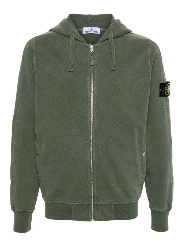 STONE ISLAND: Felpe e maglie - Felpa Con Zip