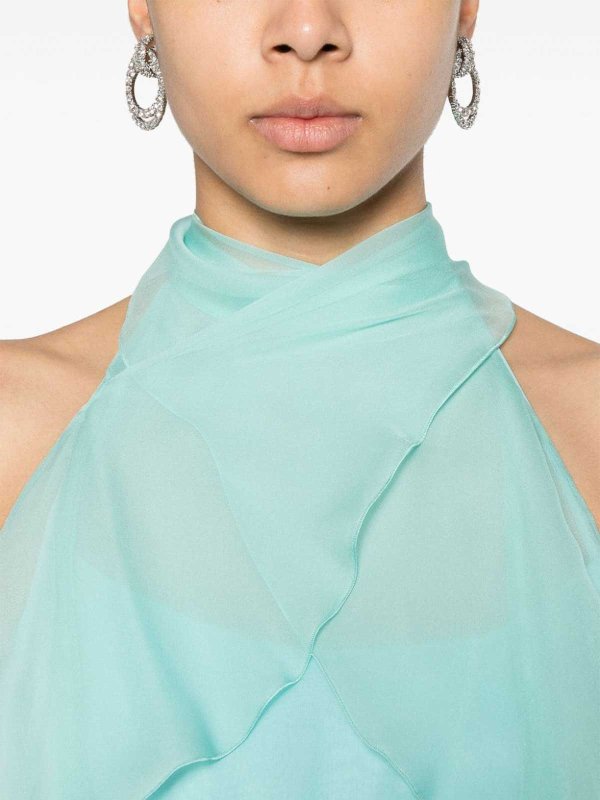 ALBERTA FERRETTI: Knielange Kleider online - Knielanges Kleid - Hellblau