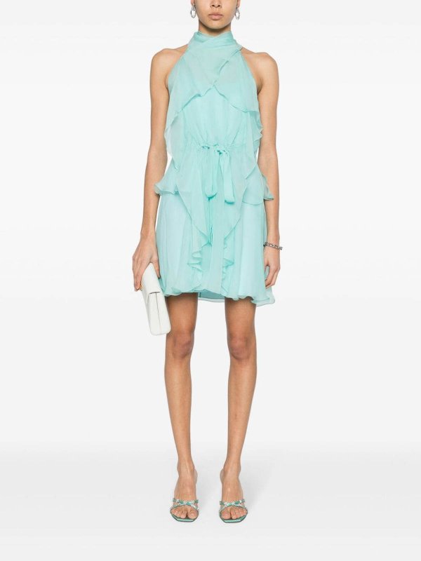 ALBERTA FERRETTI buy online Knielanges Kleid - Hellblau