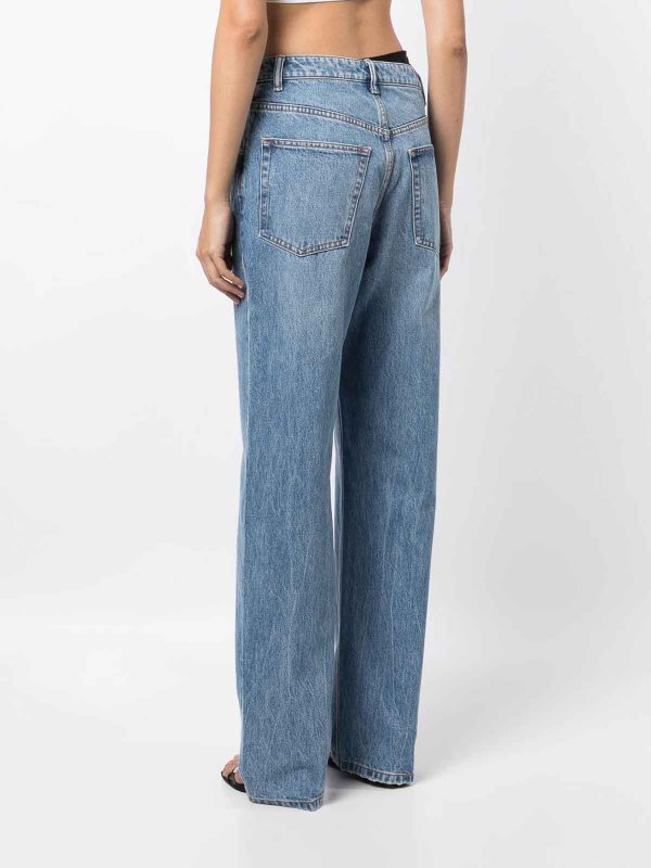 The Best Shops ALEXANDER WANG: Straight Leg Jeans - Bikini - Blau
