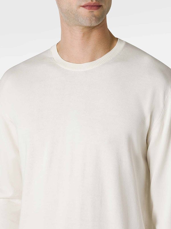 クルーネック - ベージュ shop online: DANIELE FIESOLI