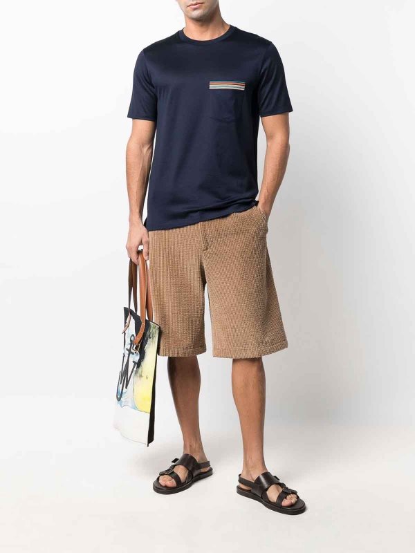 PAUL SMITH: T-shirts online - T-Shirt - Blau