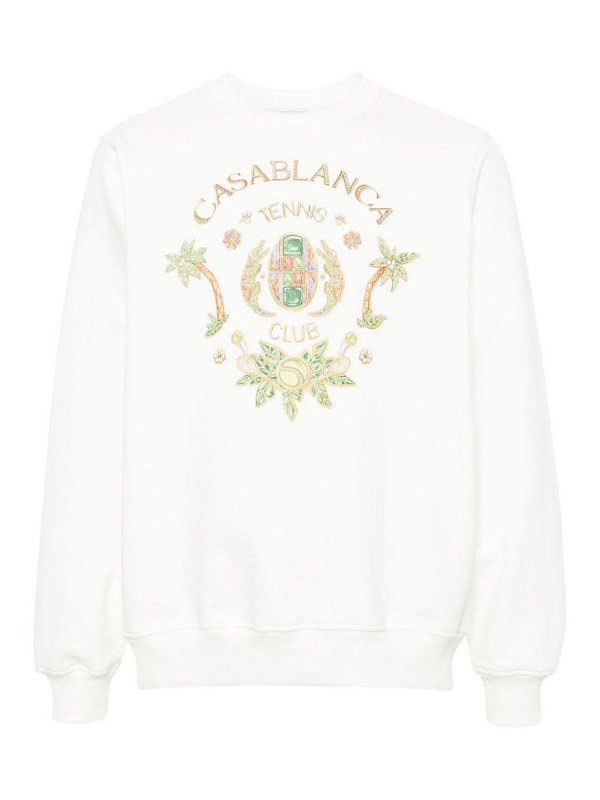 CASABLANCA: Sudaderas y suéteres - Sudadera - Blanco