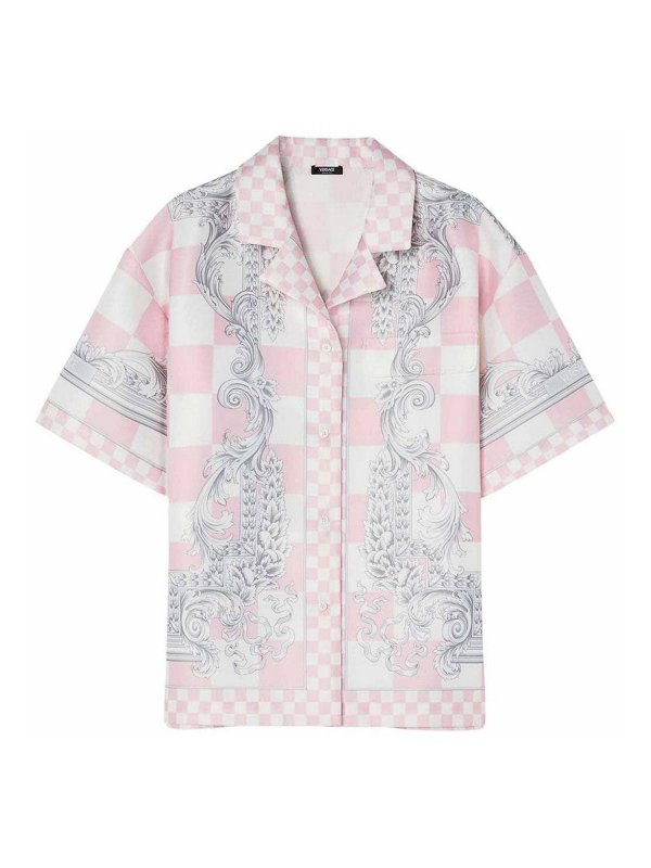 VERSACE: Hemden - Hemd - Weiß