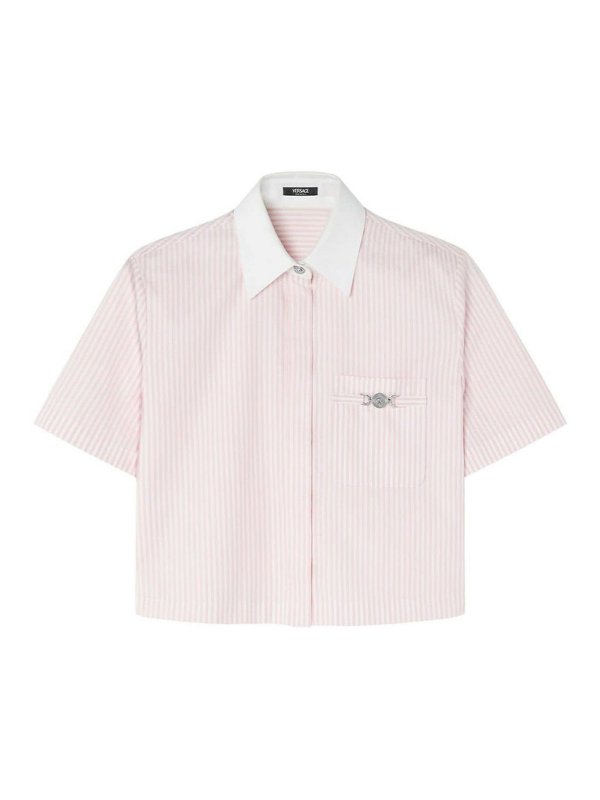 VERSACE: shirts - Striped Shirt