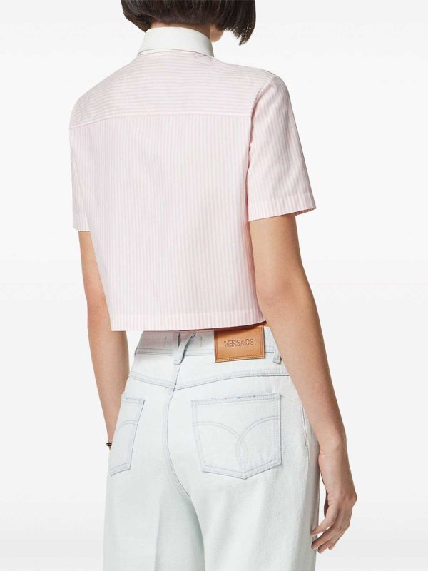 The Best Shops VERSACE: shirts - Striped Shirt