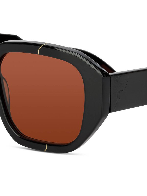 The Best Shops FACE.HIDE: Sonnenbrillen - Sonnenbrille - Dunkelrot