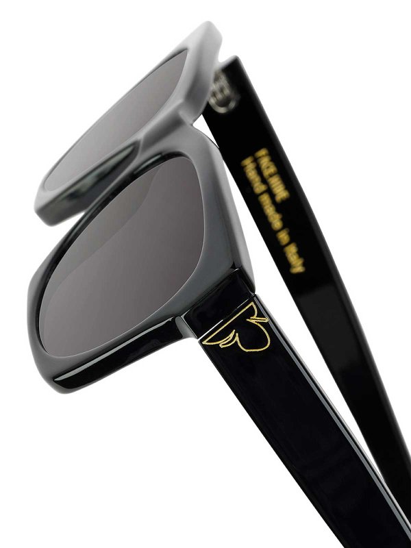 The Best Shops FACE.HIDE: Lunettes de soleil - Lunettes De Soleil - Noir