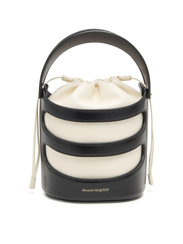 ALEXANDER MCQUEEN: Bucket-bags - Bucket-Bag - Weiß