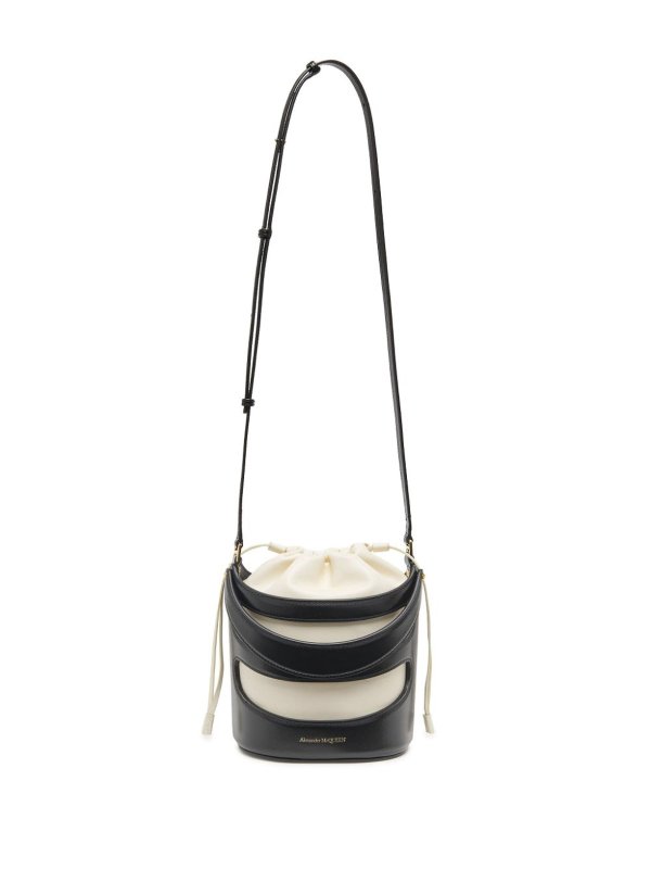 The Best Shops ALEXANDER MCQUEEN: Bucket-Bag - Weiß