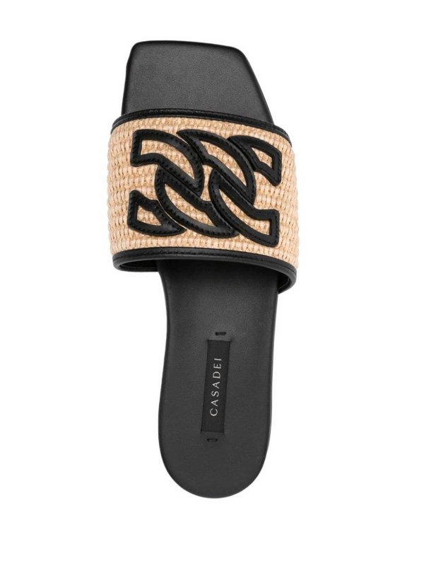 サンダル - ブラウン shop online: Casadei