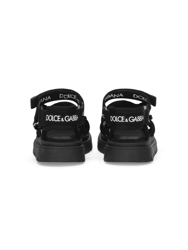 The Best Shops Dolce & Gabbana Jr: sandali - Sandalo con stampa logo