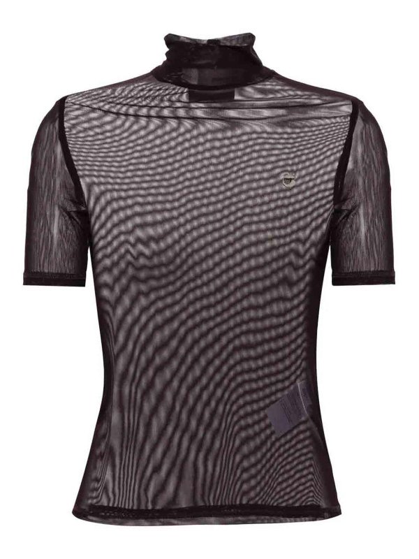 COPERNI: Tops & Tank tops - High Neck Fitted Top