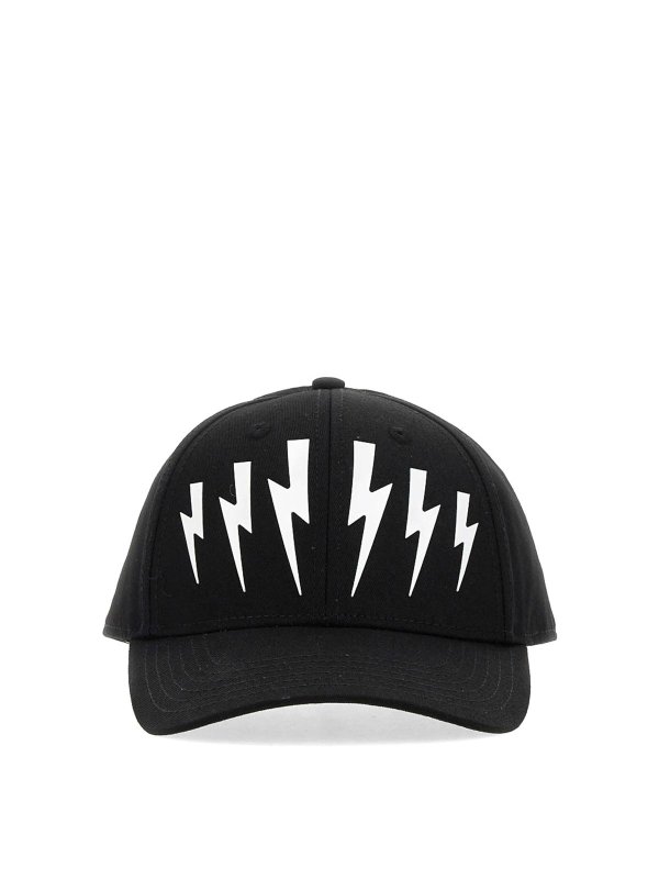 NEIL BARRETT: hats & caps - Logo baseball hat