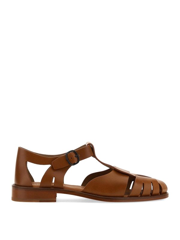 HEREU: sandals - Peach sandals