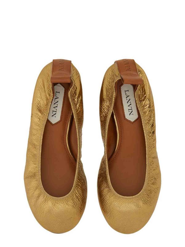 The Best Shops LANVIN: Ballerinas - Gold