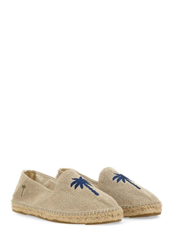 MANEBI: flat shoes online - Logo espadrilles