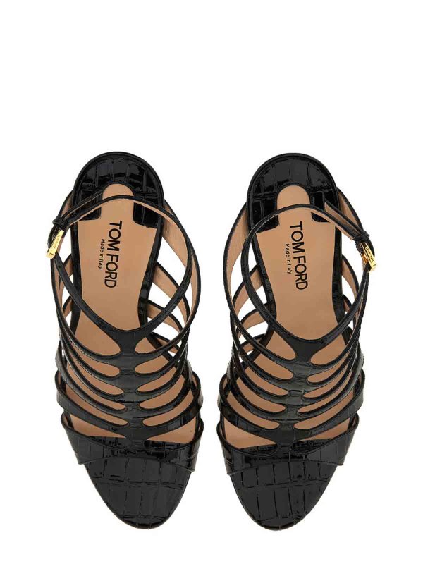 TOM FORD: sandals online - Leather Sandal