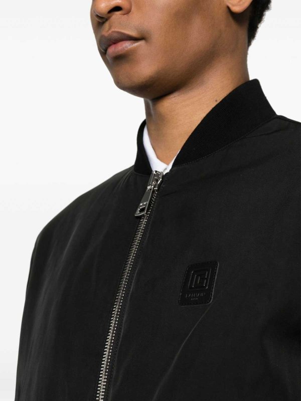 Balmain buy online Logo-Patch Bomber Jacket