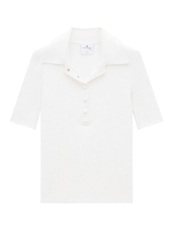 Courreges: Chalecos - Chaleco - Blanco