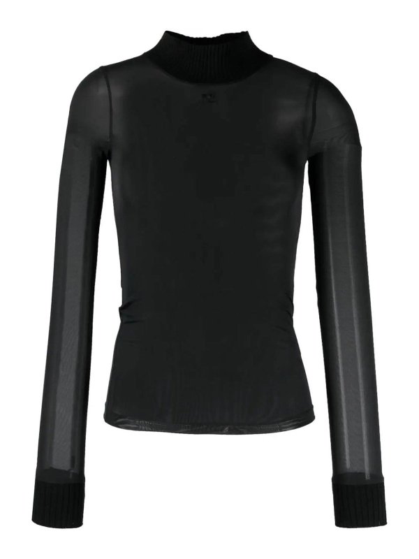 Courreges: Tops & Tank tops - Reedition Second Skin Top