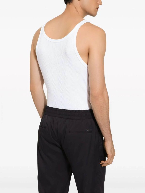 The Best Shops DOLCE & GABBANA: Tops und Tank Tops - Top - Weiß