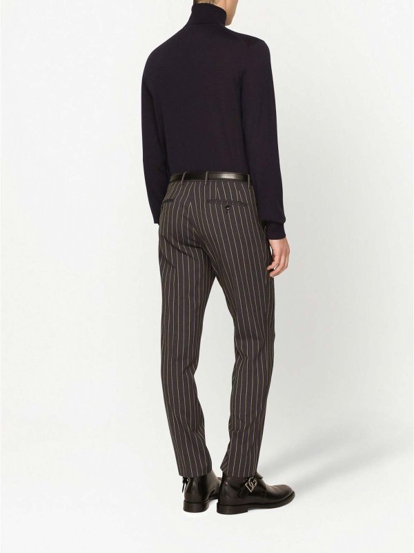 クルーネック - ブルー shop online: DOLCE & GABBANA