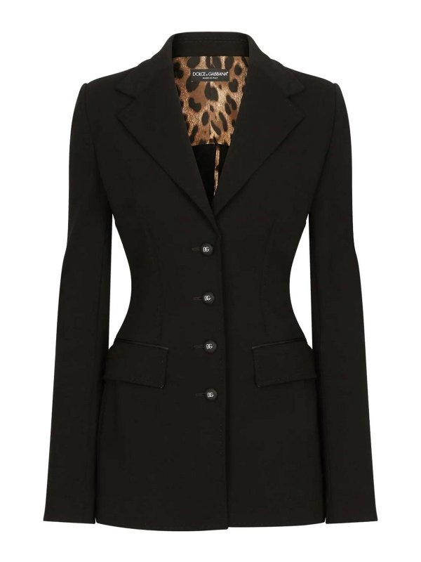 DOLCE & GABBANA: Blazer - Blazer - Schwarz