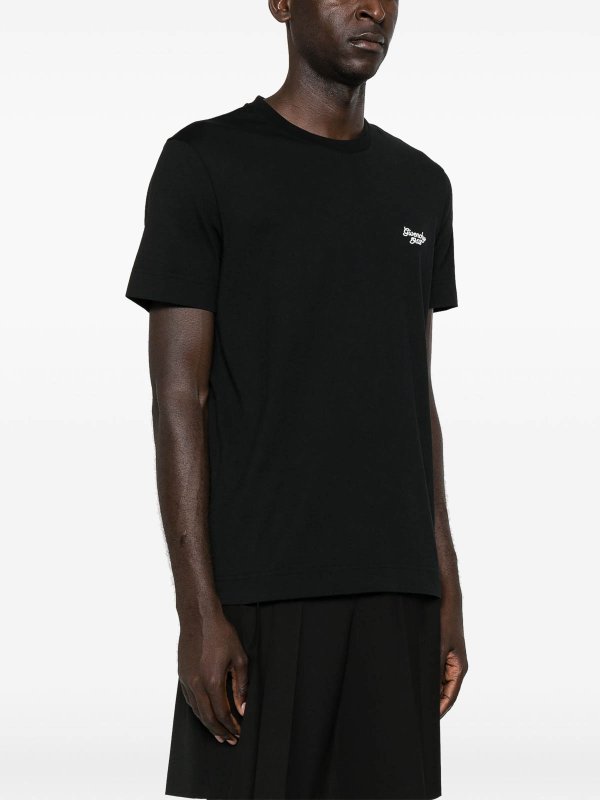 The Best Shops GIVENCHY: t-shirts - Logo-Embroidered T-Shirt
