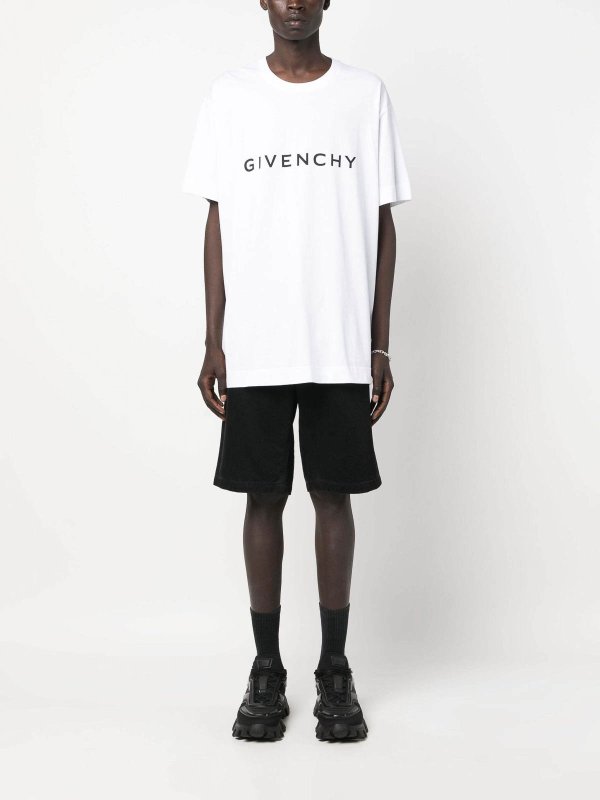 GIVENCHY: T-shirts online - T-Shirt - Weiß