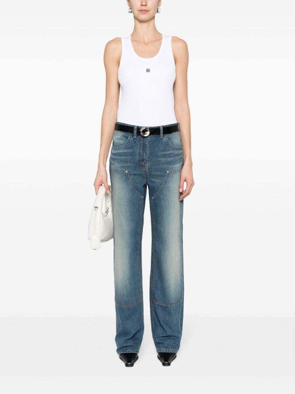 GIVENCHY: ストレートジーンズ online - ストレートジーンズ - ブルー