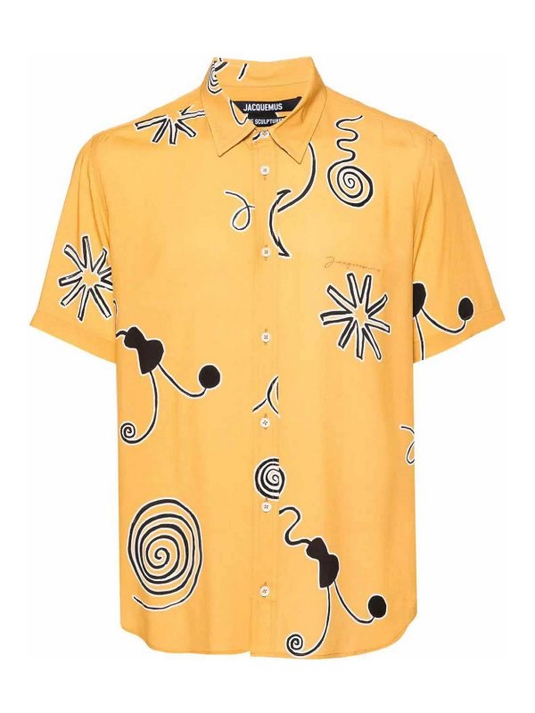 JACQUEMUS: shirts - Melo Spiral-Print Shirt
