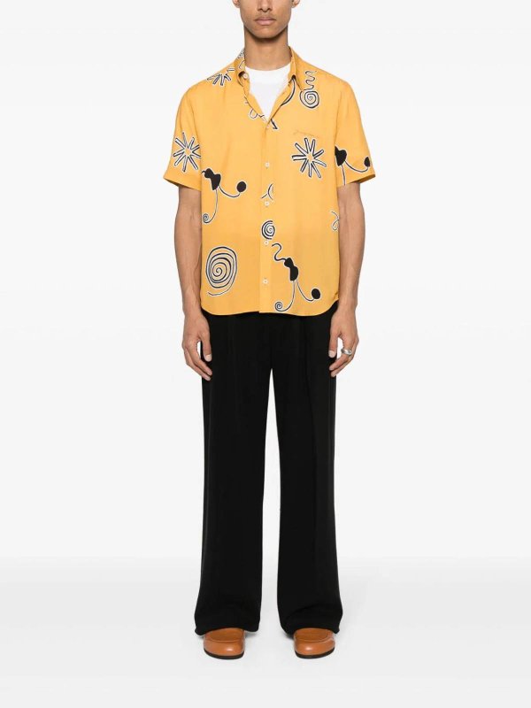 JACQUEMUS: shirts online - Melo Spiral-Print Shirt